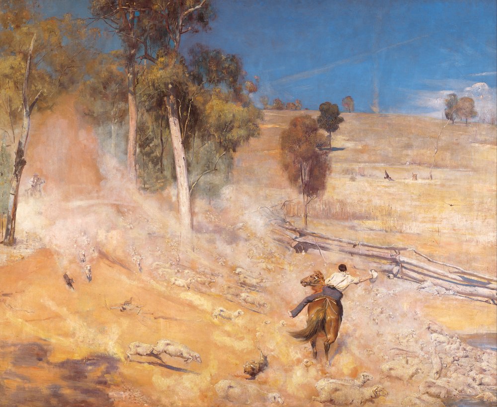 Kitörés! alkotó: Tom Roberts