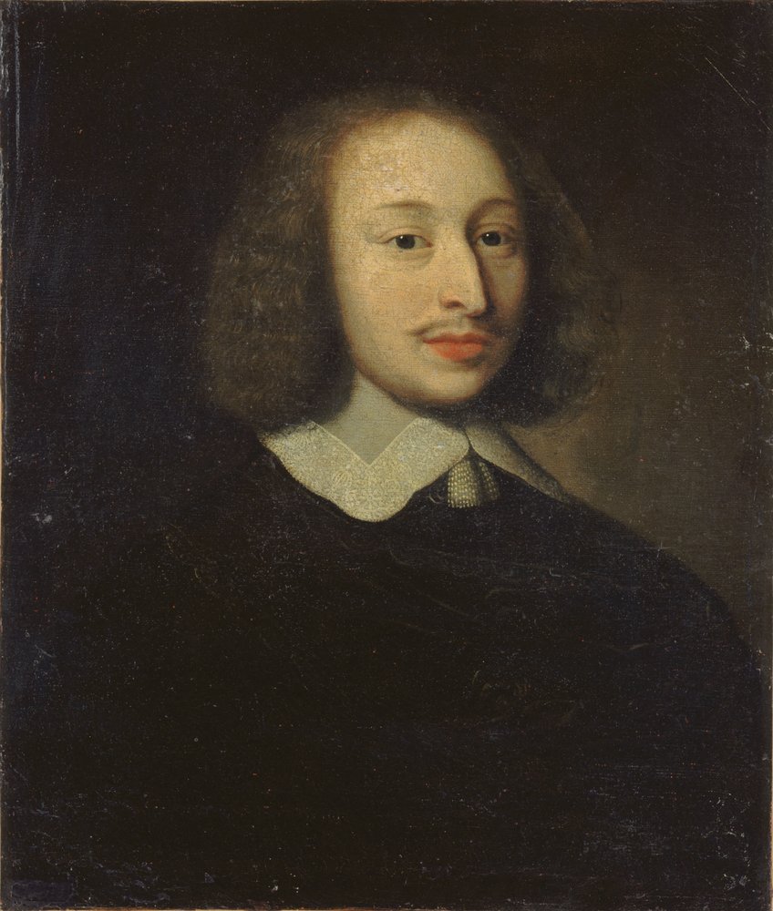 Blaise Pascal filozófus portréja 1623-1662, c. 1650. alkotó: Unbekannt