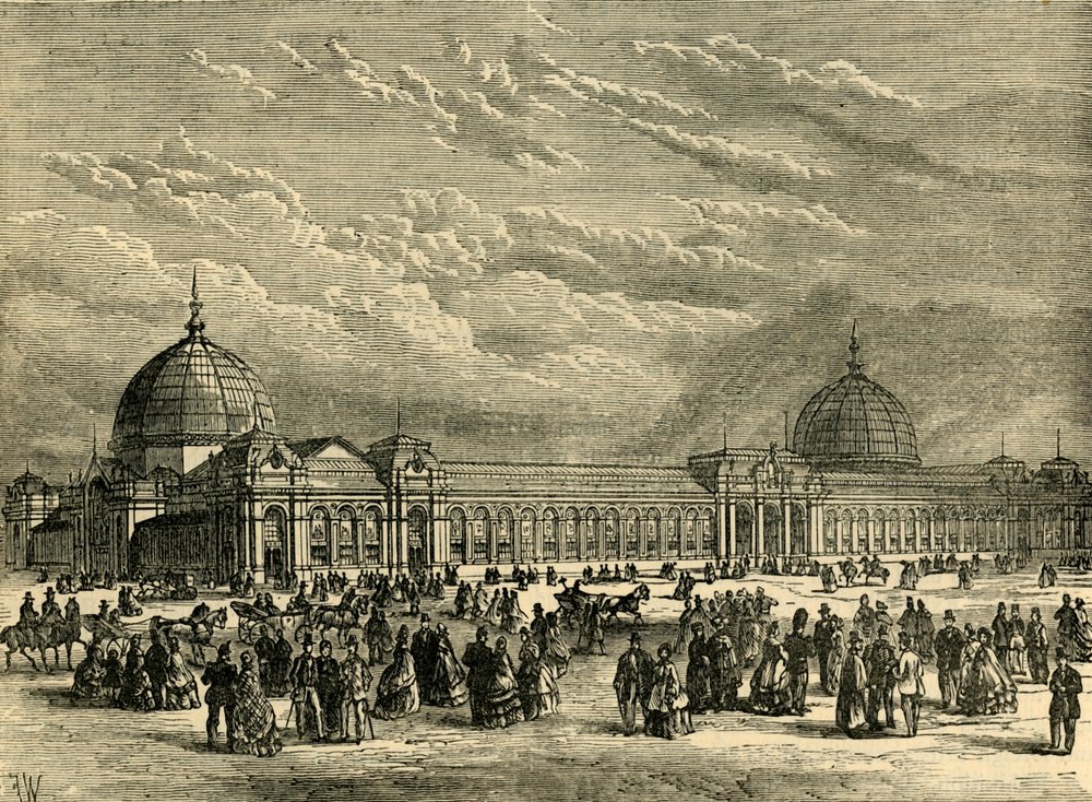 Az 1862-es nemzetközi kiállítás, c. 1876. alkotó: Unbekannt