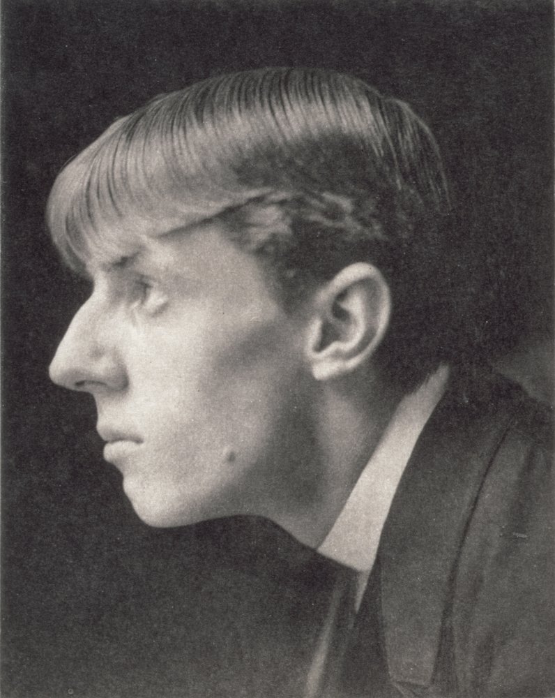 Aubrey Beardsley (1872-98) portréja, Frederick Evans (1853-1943) (szépia fotó) alkotó: Unbekannt