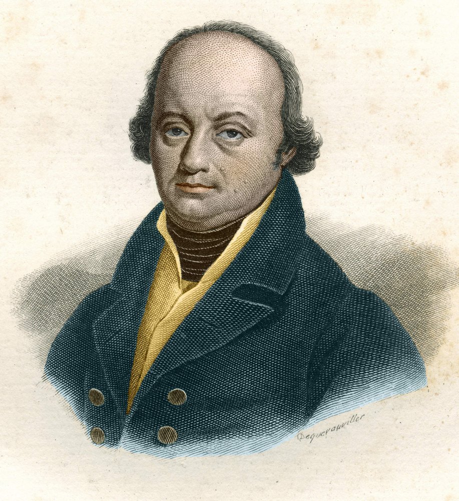 Franz-Joseph Gall (Franz Joseph) (1758 - 1828) német orvos portréja, metszet a XIX. alkotó: Unknown artist