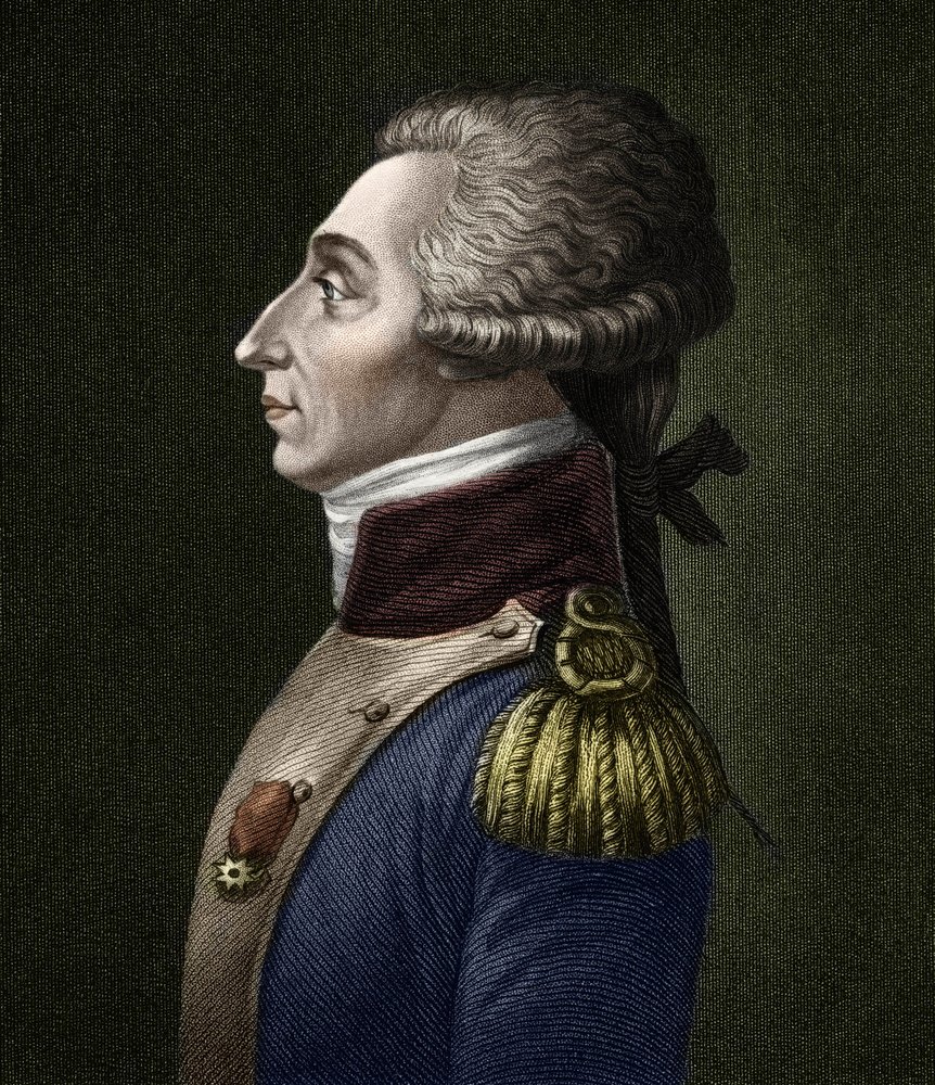 Marie Joseph Gilbert Motie Motier, de Lafayette márki (1757-1834), francia arisztokrata és katona portréja. alkotó: Unknown artist