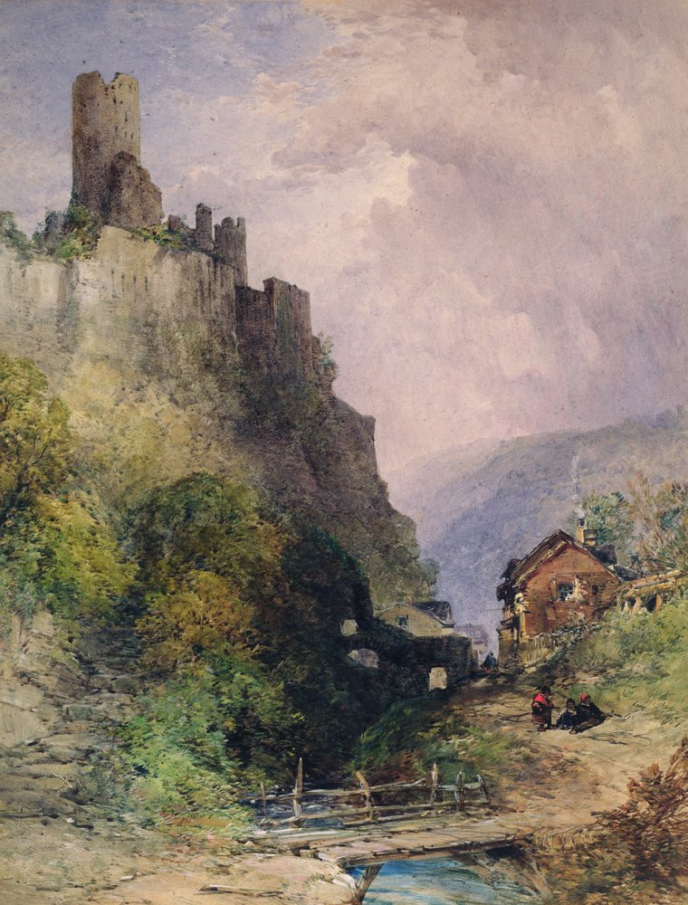 Katz vára a Rajnánál alkotó: William Callow