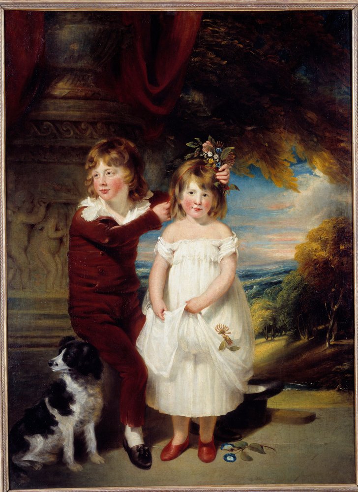 Testvér és nővér William Beechey festménye (1753-1839) V. 1,67x1,23 m alkotó: William Beechey