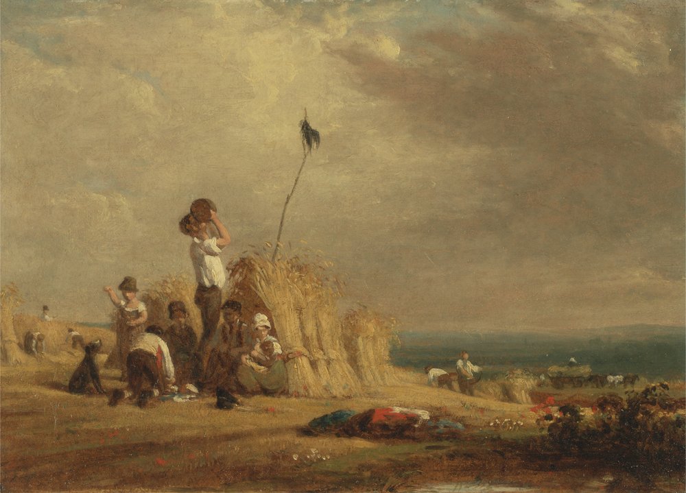 Déli pihenő, betakarítás (olaj a fedélzeten) alkotó: William Frederick Witherington