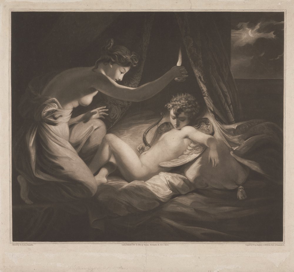 Ámor és Psyche alkotó: William Say