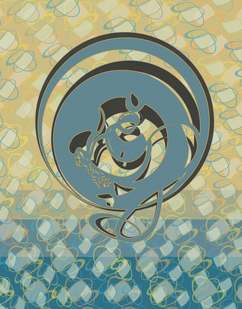 Elegáns kék sárkány alkotó: Alejandra Winkhaus