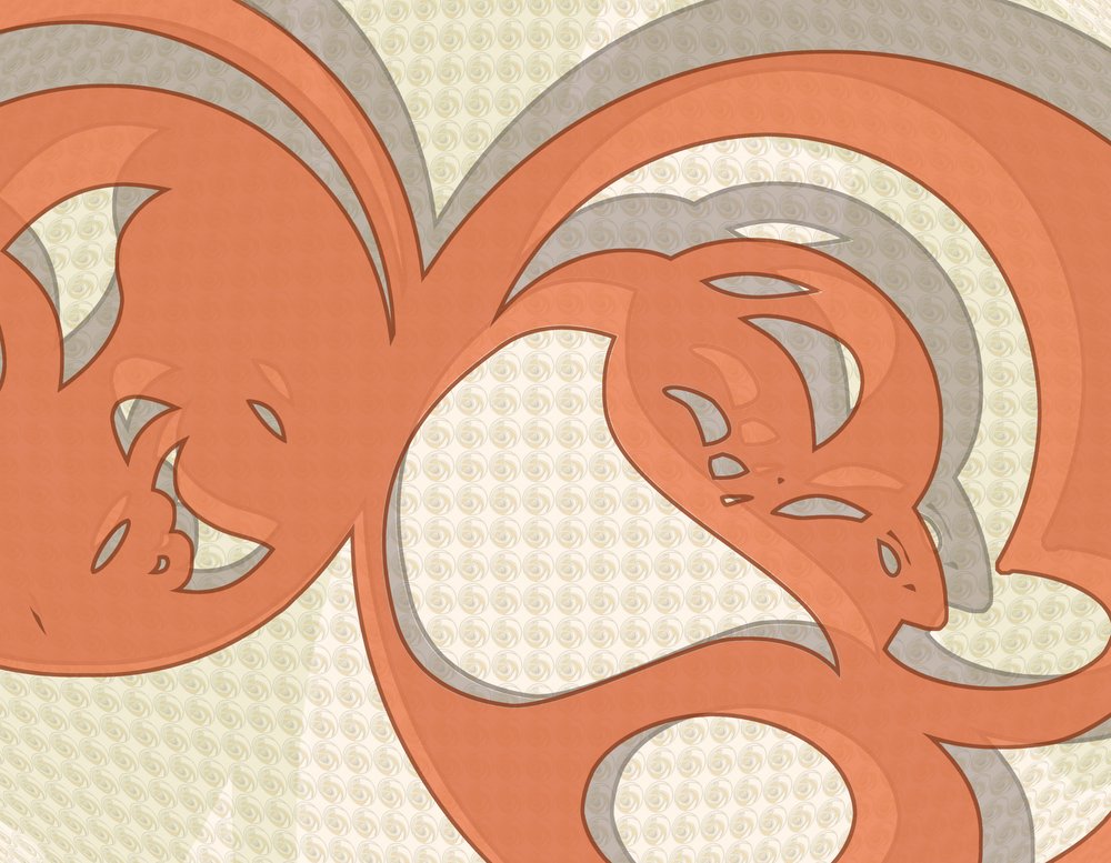 Hullámzó absztrakt görbék alkotó: Alejandra Winkhaus