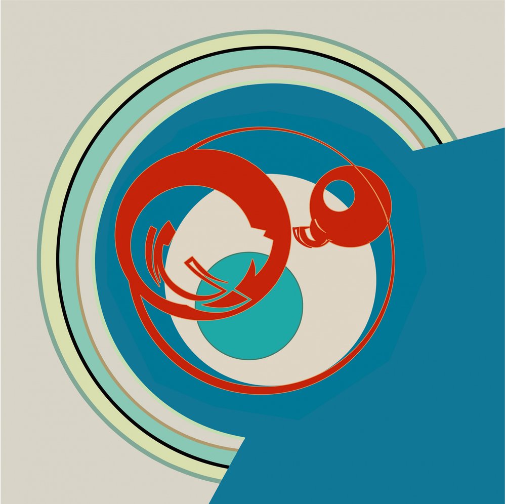 Modern geometrikus örvények alkotó: Alejandra Winkhaus