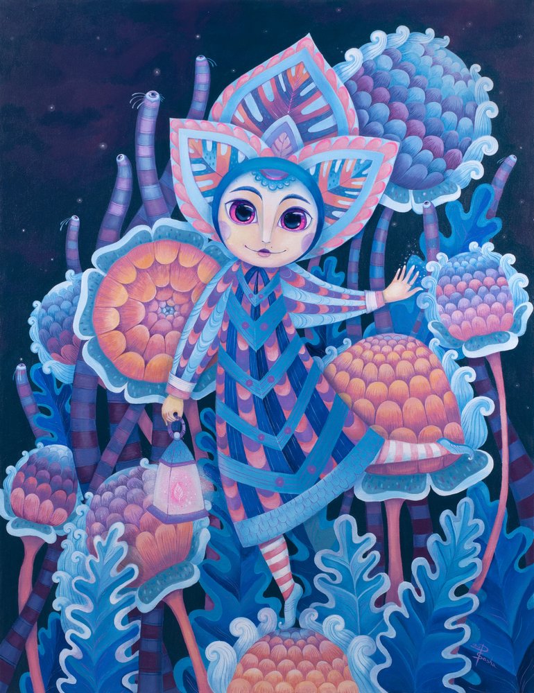 Szeszélyes lámpás szellem alkotó: Aleksandra Paranchenko