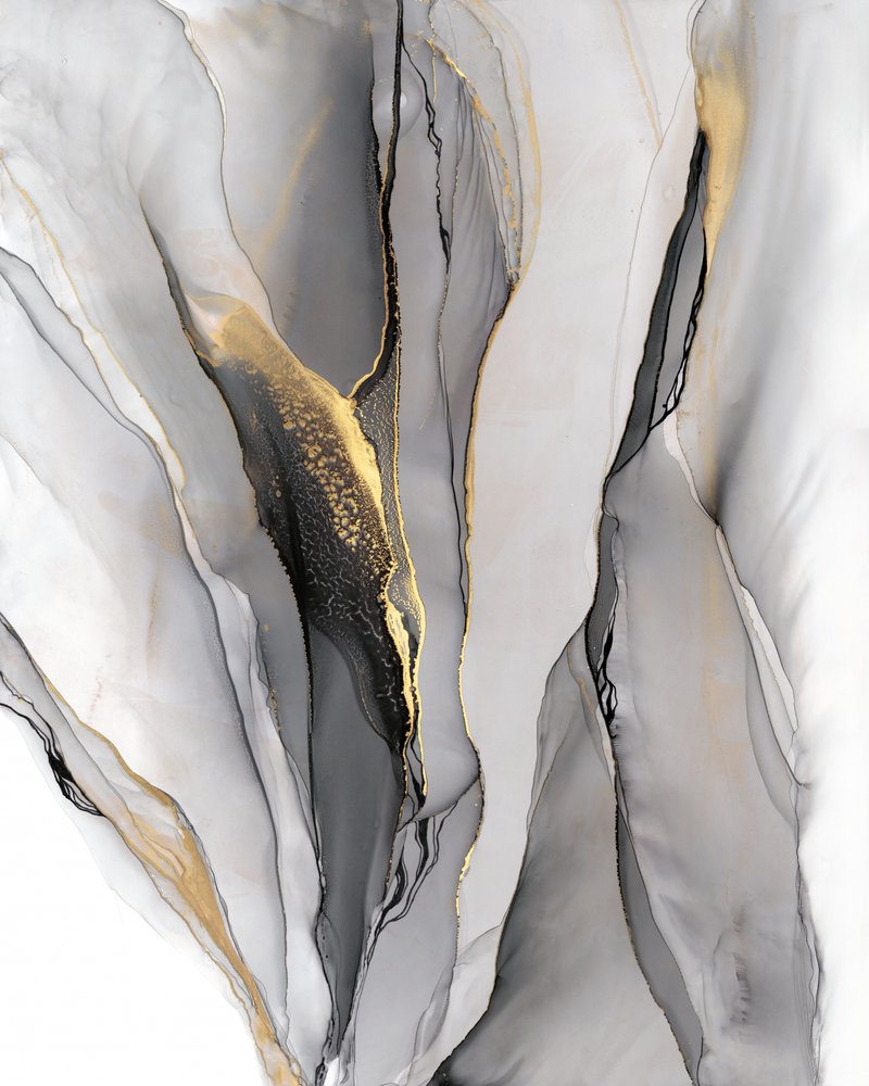 Aranyszínű tintafolyás alkotó: Alevtina Shelest