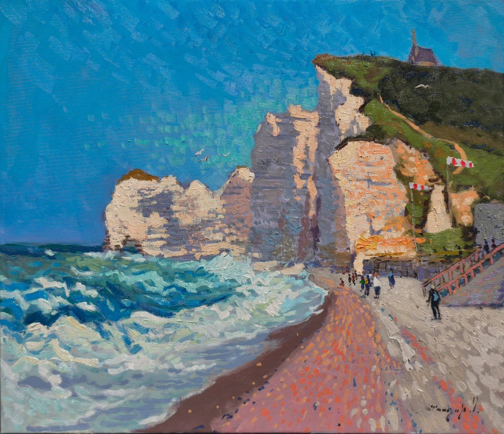 Etretat partvidéki sziklái alkotó: Alexander Shandor
