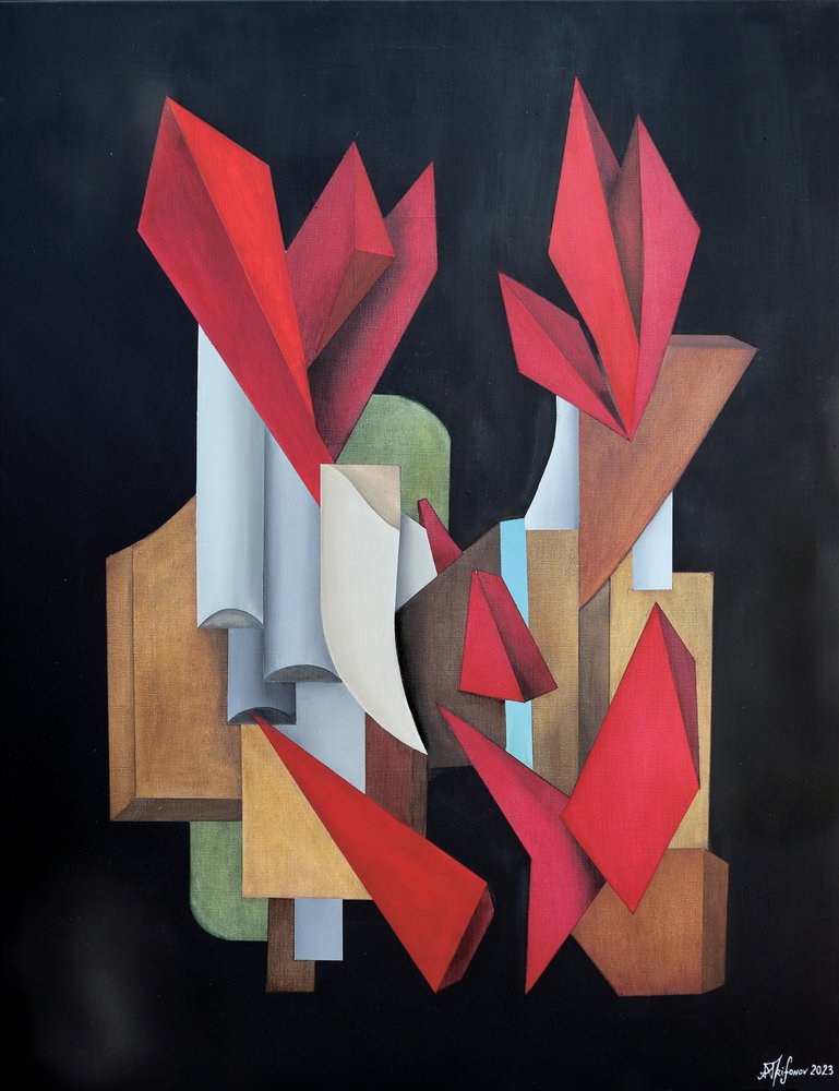 Élénk geometriai formák alkotó: Alexander Trifonov