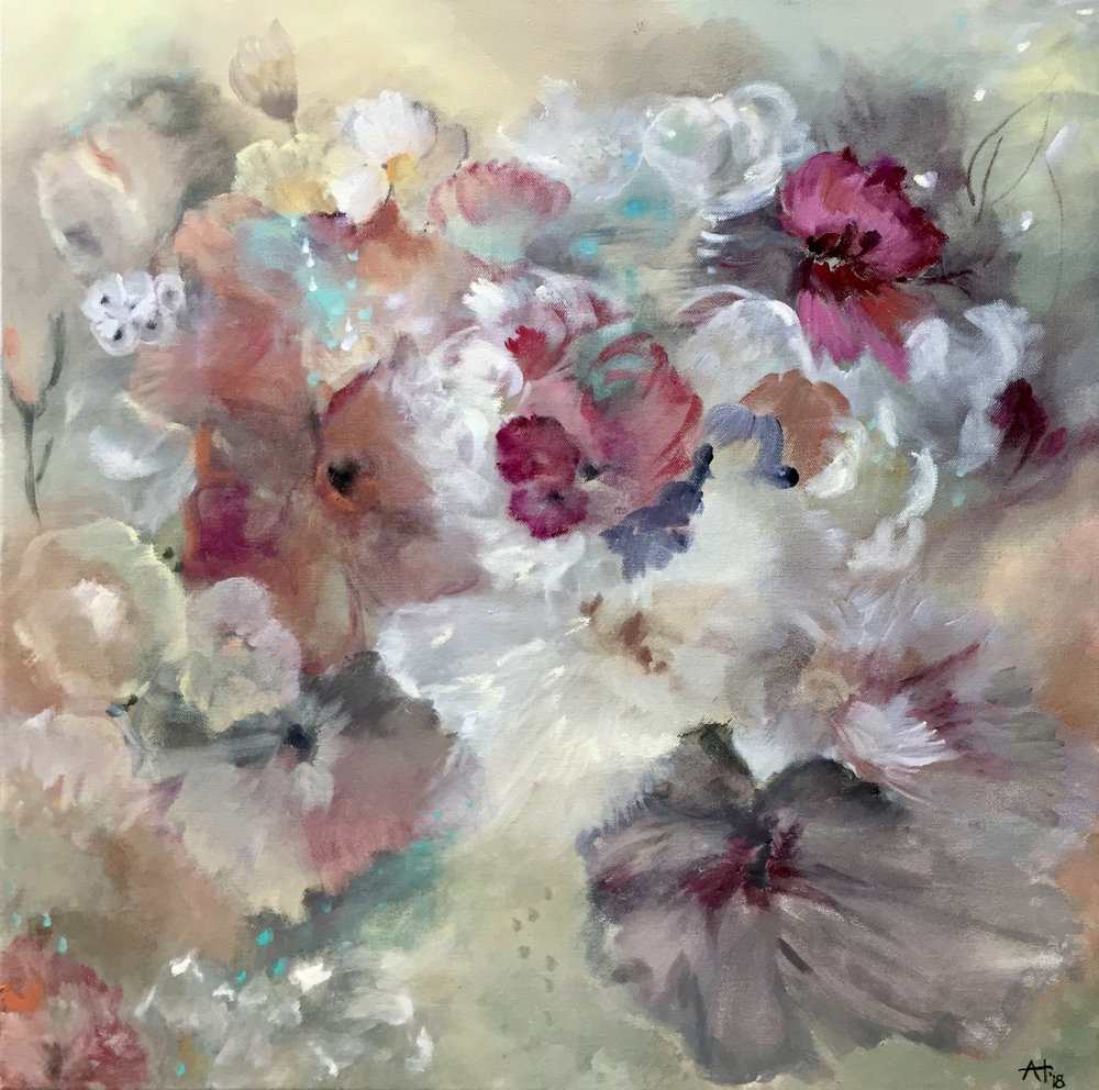 Álomszerű virágmotívumok alkotó: Alexandra Higgins