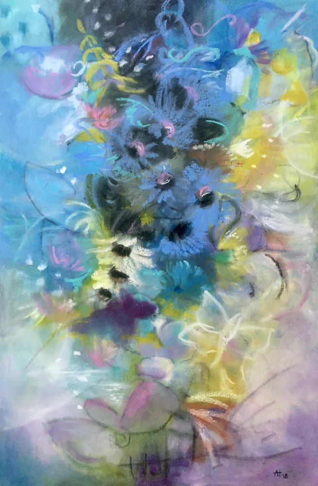 Álomszerű pasztell virágok alkotó: Alexandra Higgins