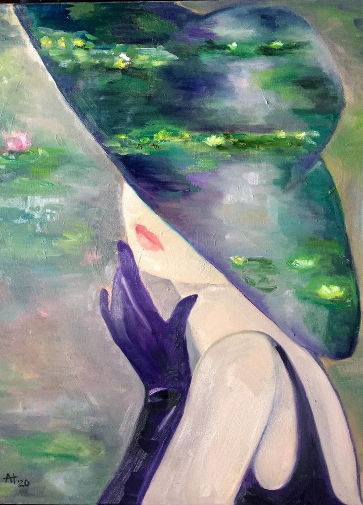 Elegáns liliom tükröződése alkotó: Alexandra Higgins