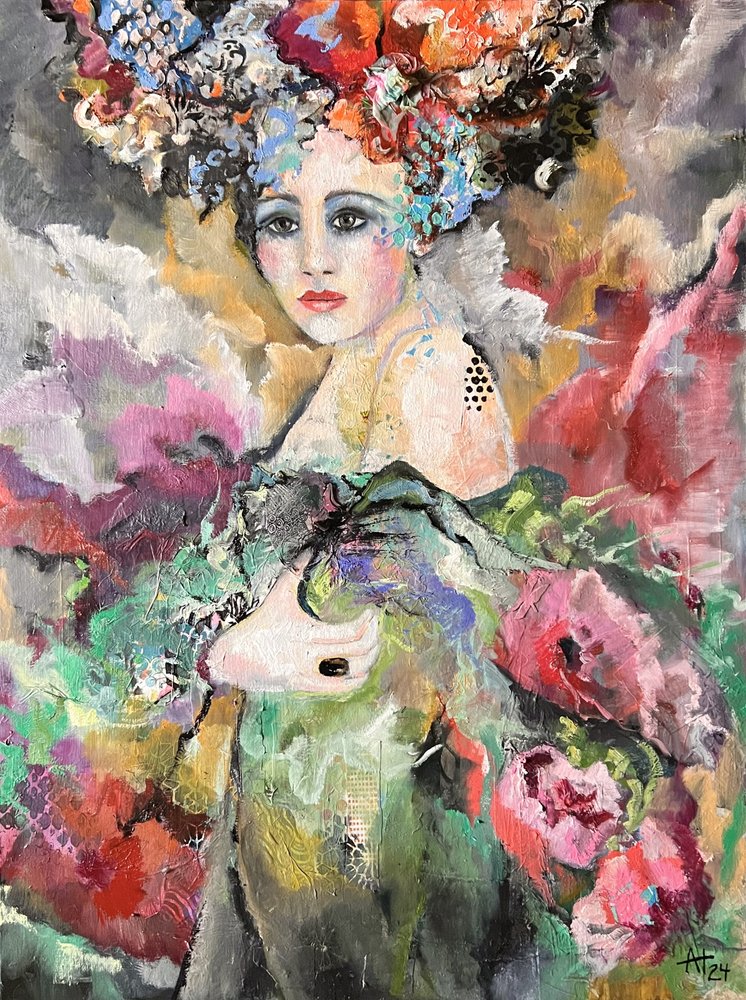 Éteri virágportré alkotó: Alexandra Higgins