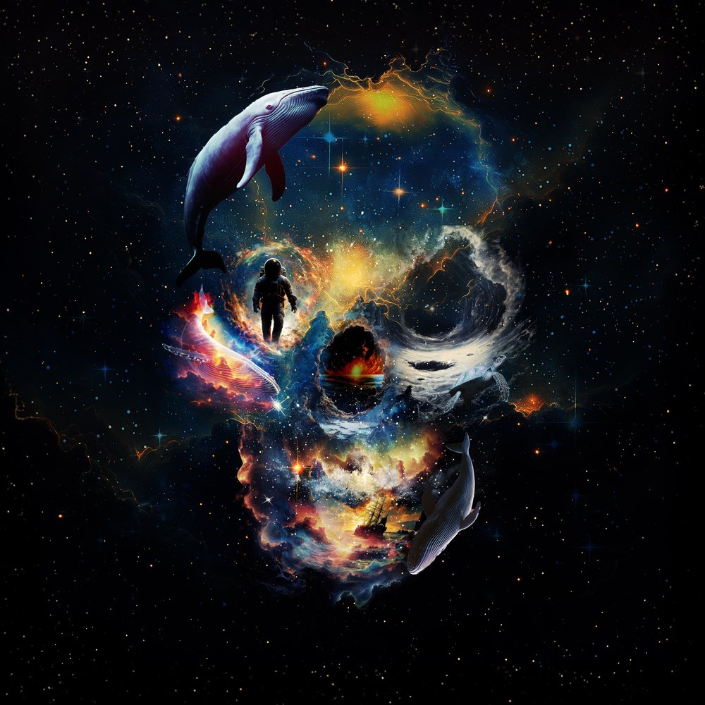 Űrbálna koponya alkotó: Ali Gulec