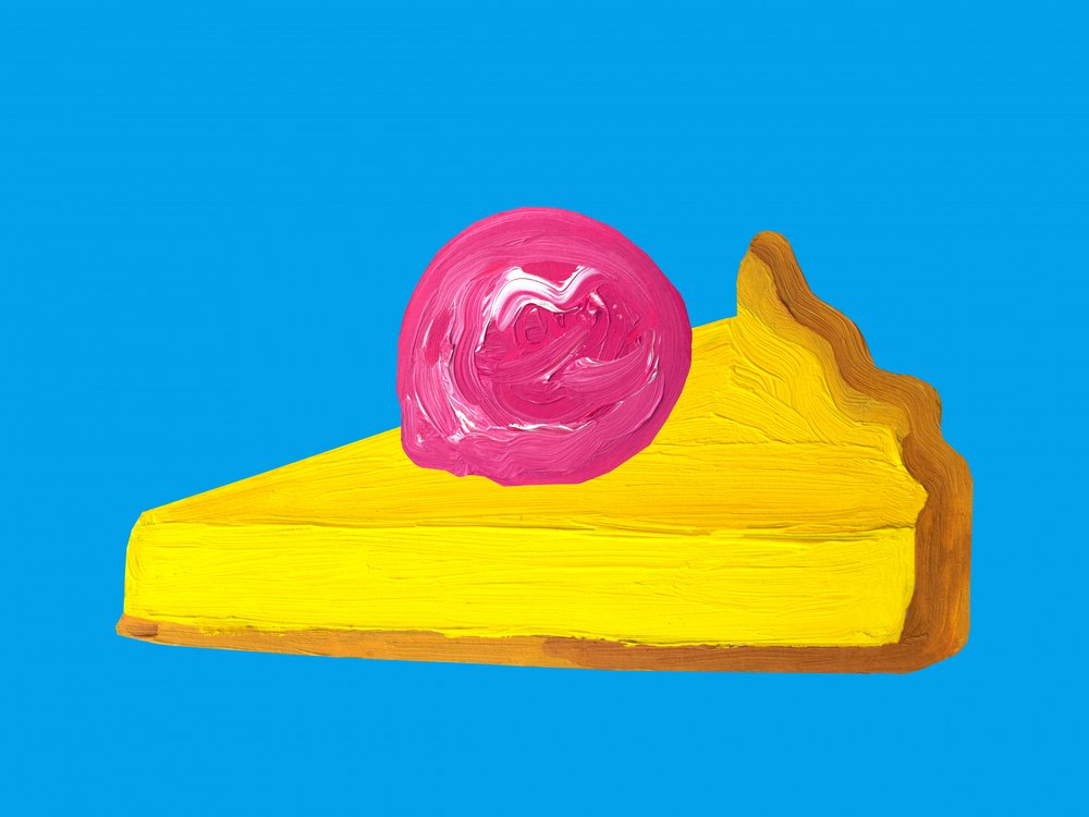 Élénk színekkel díszített Pie Pop Art alkotó: Alice Straker