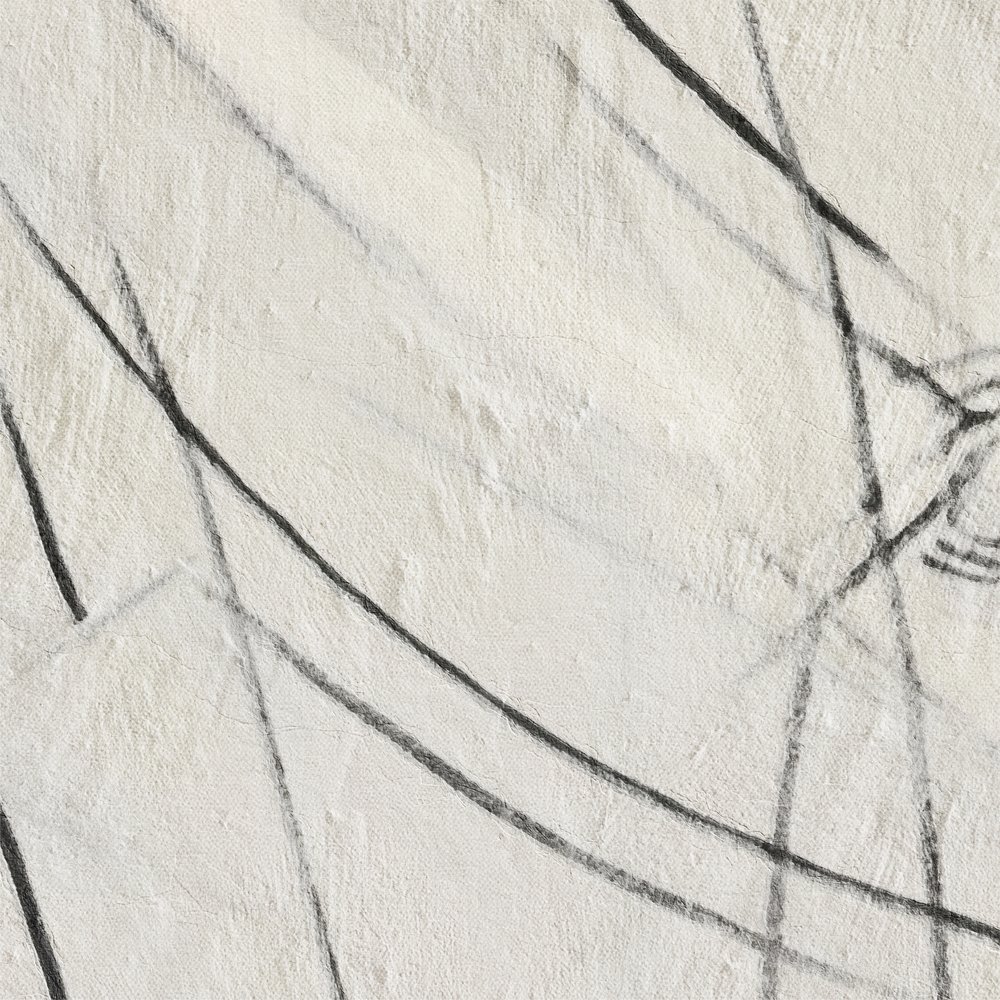 Absztrakt fekete vonalak alkotó: Alma