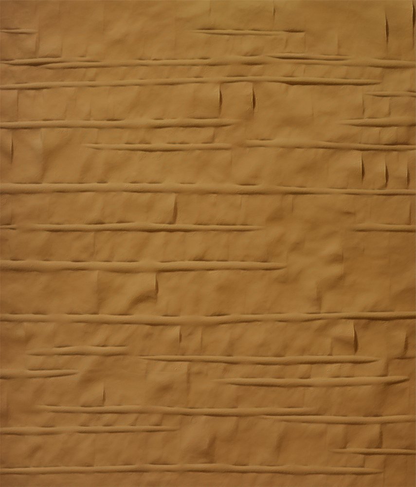 Absztrakt, földes redők alkotó: Alma