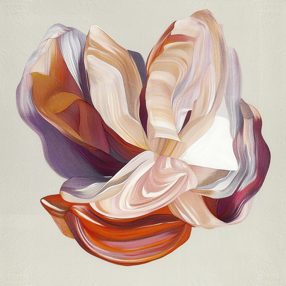 Absztrakt virágáramlás alkotó: Alma