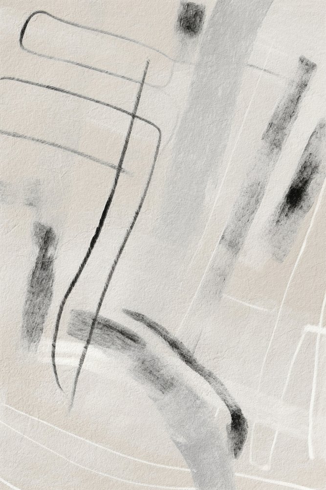 Absztrakt, áramló vonalak alkotó: Alma