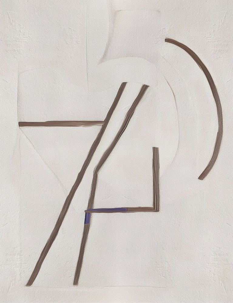 Absztrakt geometriai kompozíció alkotó: Alma