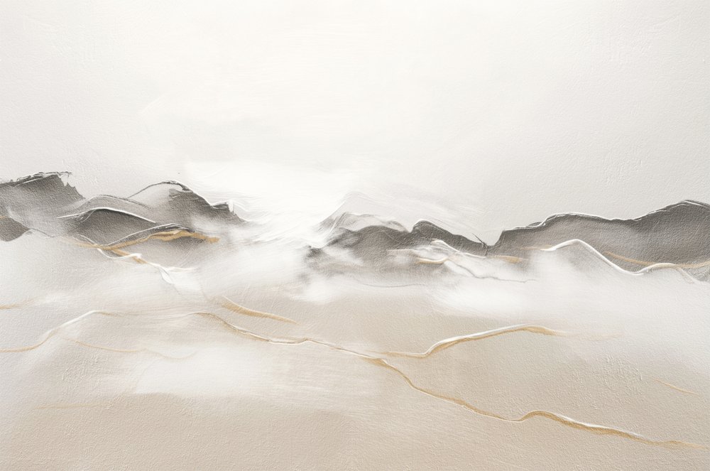 Absztrakt arany tájkép alkotó: Alma