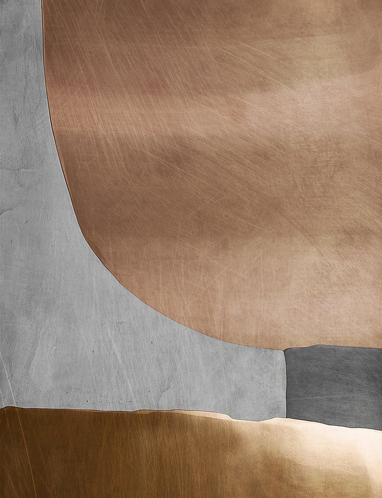 Csiszolt réz formák alkotó: Alma