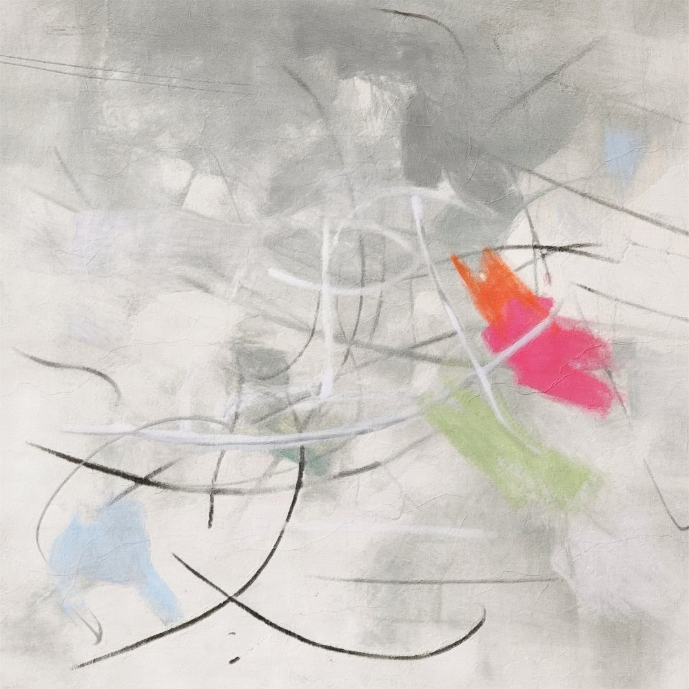 Színes absztrakt áramlás alkotó: Alma