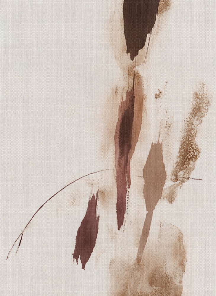 Földes, absztrakt ecsetvonások alkotó: Alma