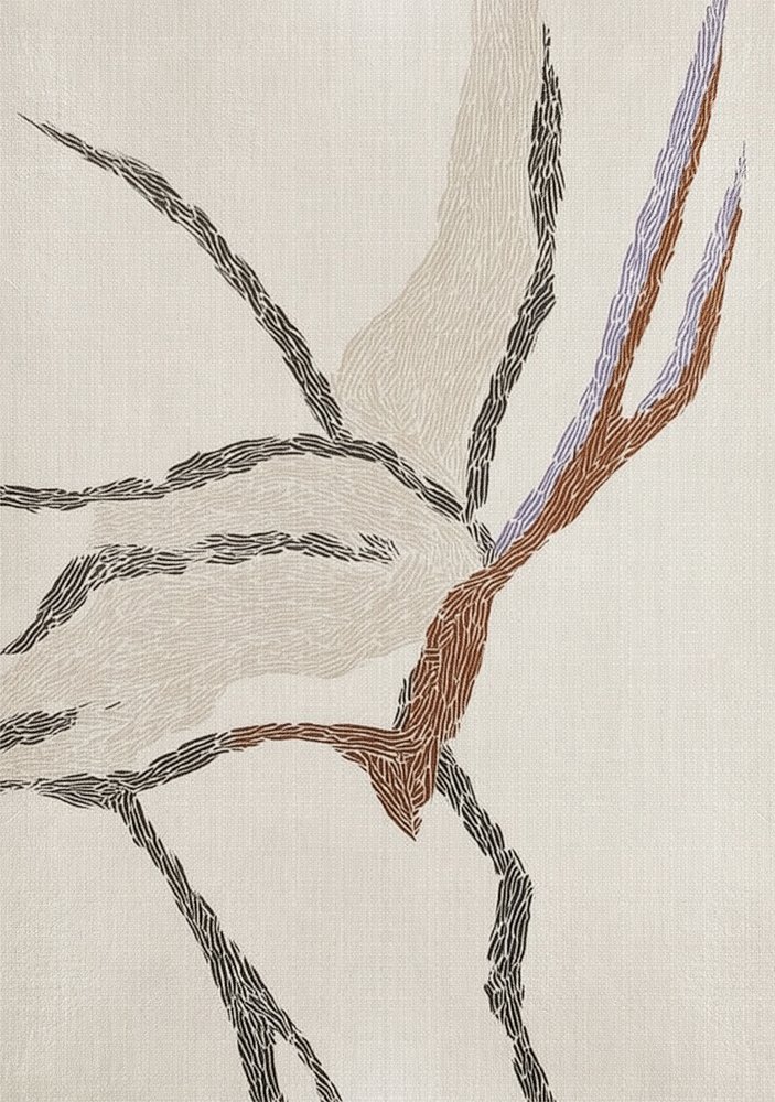 Hullámzó organikus formák alkotó: Alma