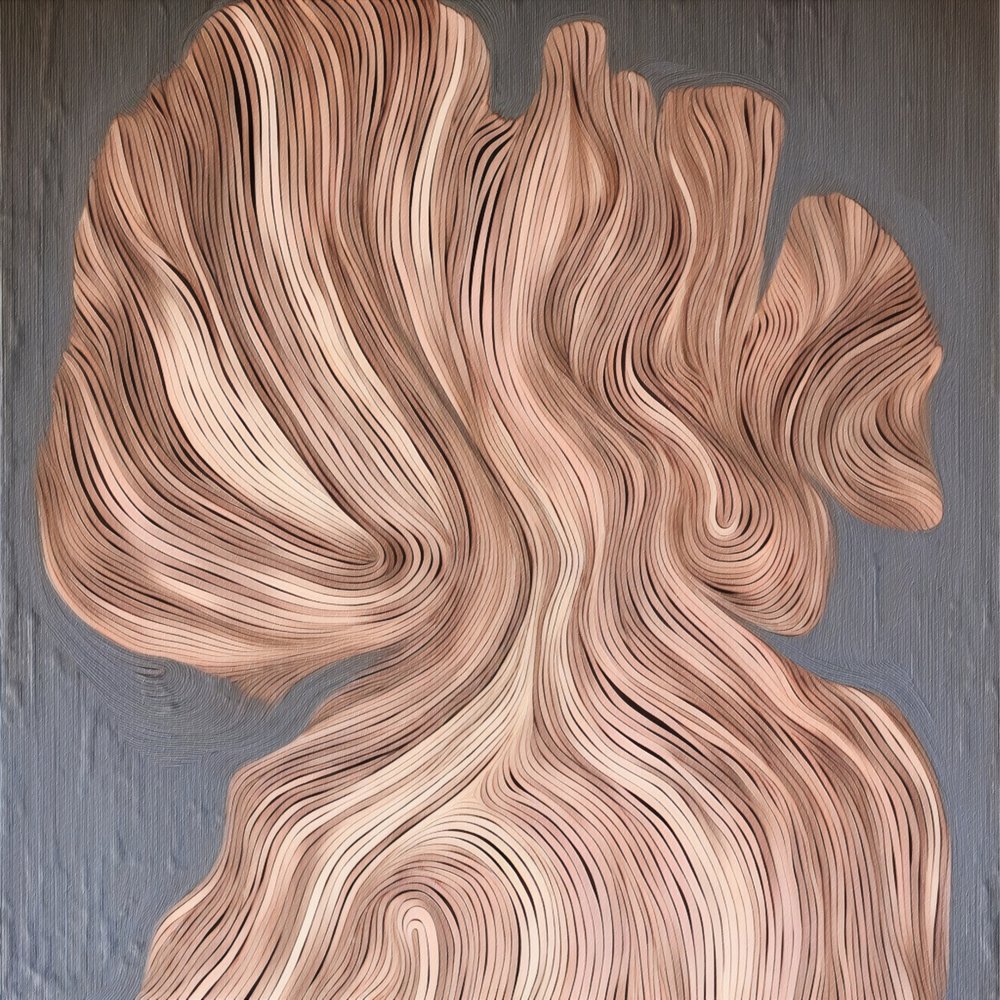 Lágy, organikus vonalak alkotó: Alma