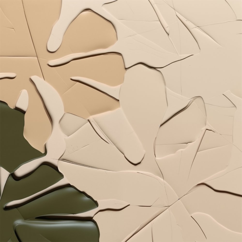 Folyékony formák, finom textúrával alkotó: Alma