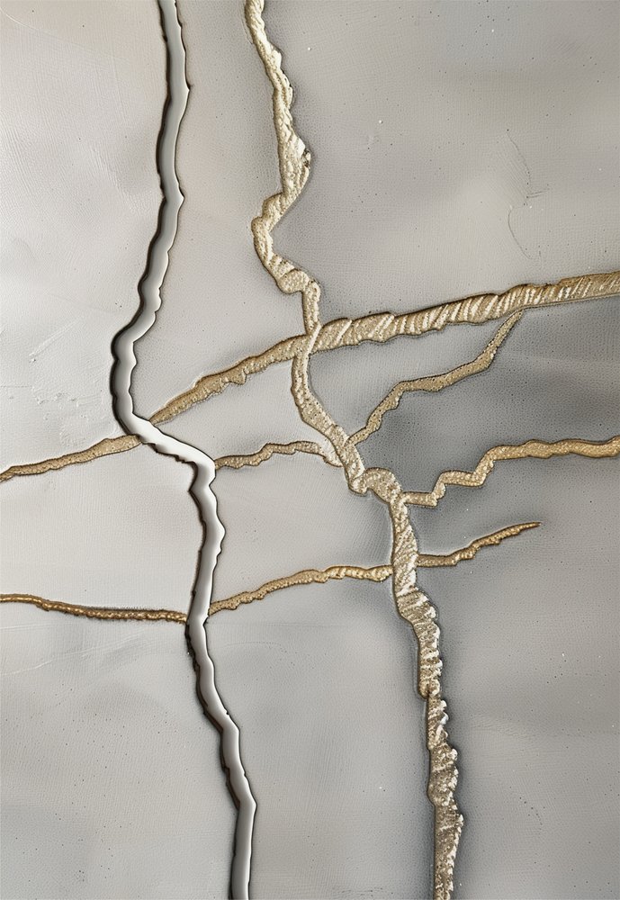 Aranyozott repedések textúra alkotó: Alma