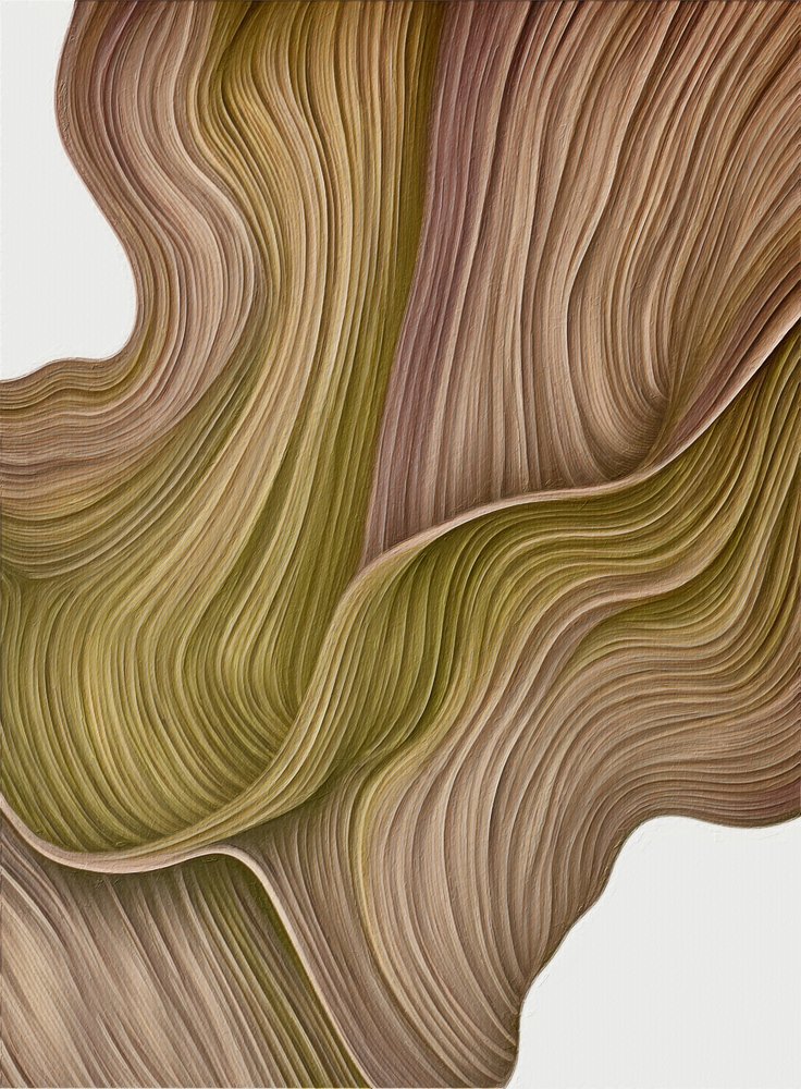 Organikus, áramló vonalak alkotó: Alma