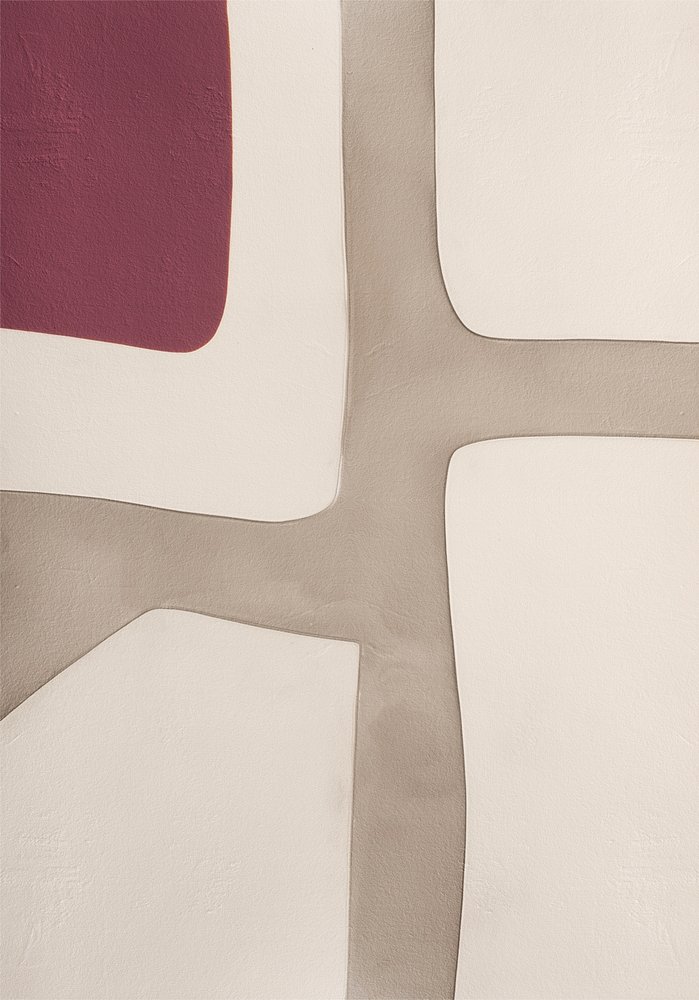 Nyugodt absztrakt geometria alkotó: Alma