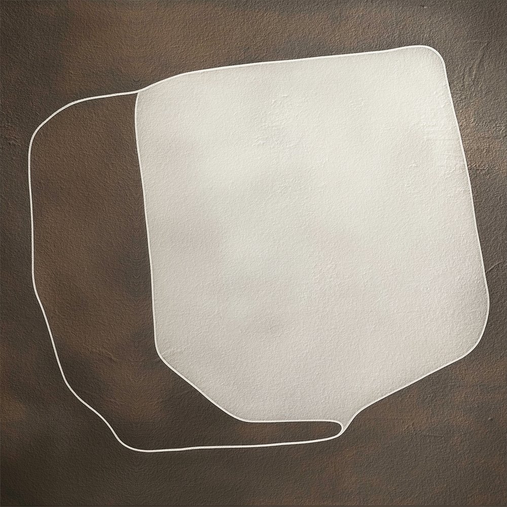 Sima absztrakt formák alkotó: Alma