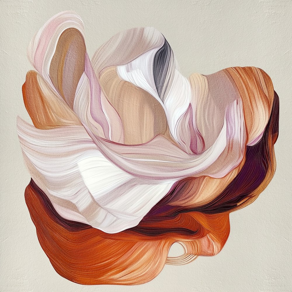 Lágy, kavargó formák alkotó: Alma