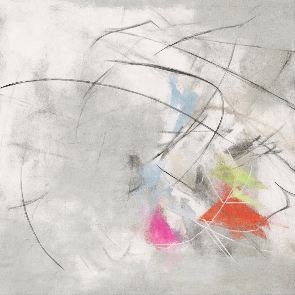 Élénk absztrakt mozgalom alkotó: Alma