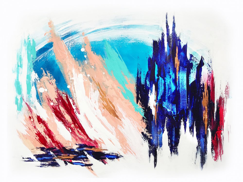 Absztrakt városi fényjáték alkotó: Alyson Storms