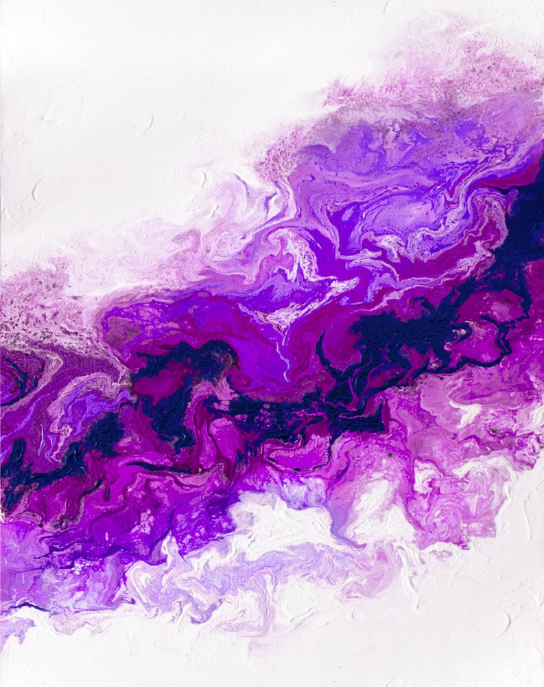 Mélylila áramlás alkotó: Alyson Storms