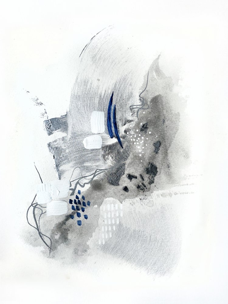 Kék monokróm benyomások alkotó: Alyson Storms