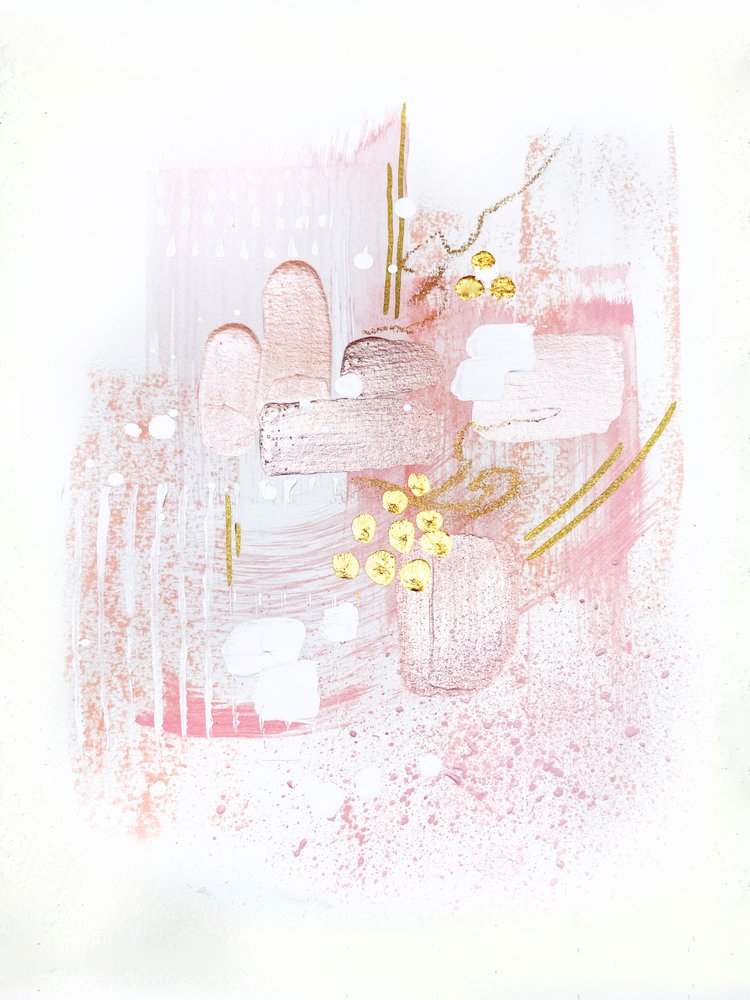 Lágy pír – absztrakció alkotó: Alyson Storms