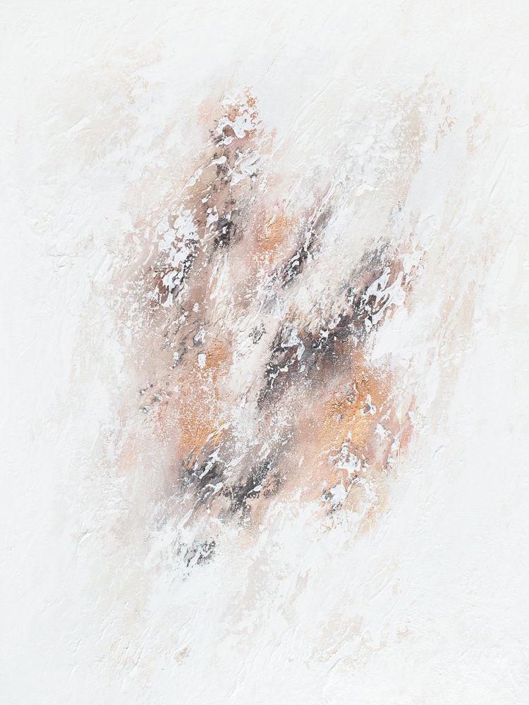 Texturált arany absztrakt áramlás alkotó: Alyson Storms