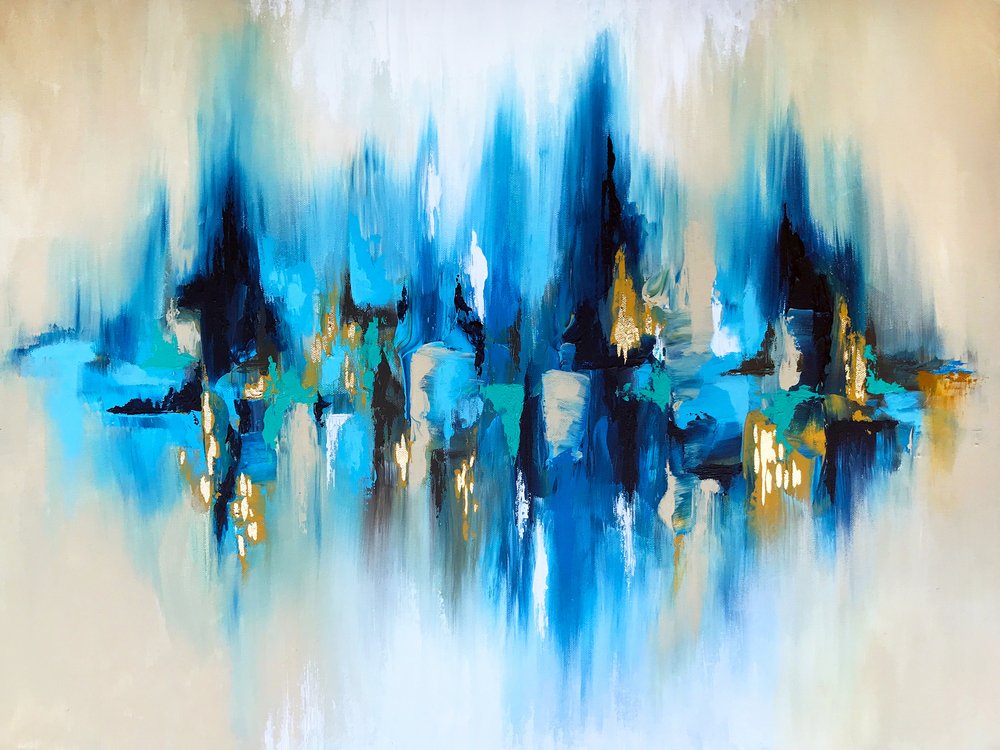 Élénk kék tükröződés alkotó: Alyson Storms