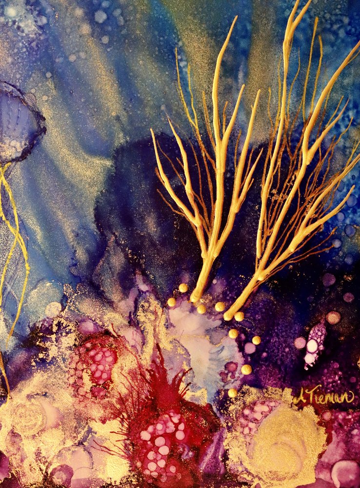 Folyékony arany óceán alkotó: Amy Tieman