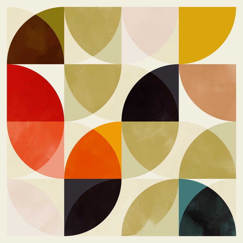 Körök, november 19.  Bézs színű negyedek, egymásba illeszkedő körök alkotó: Ana Rut Bre