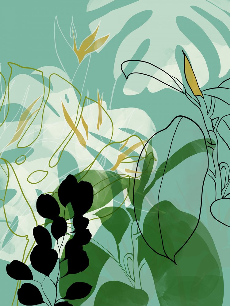 Leaves Line Boho2 alkotó: Ana Rut Bre